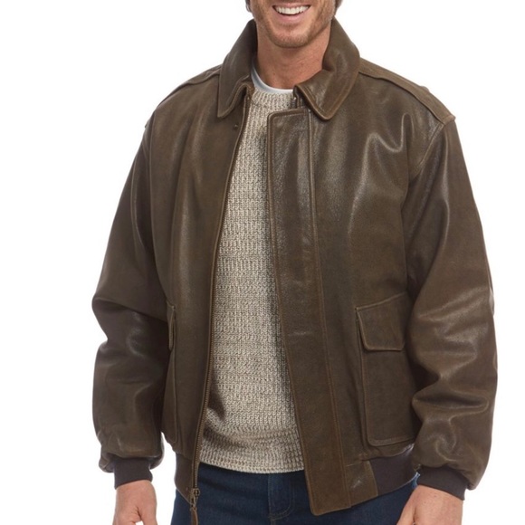 Leather Bomber Jacket Thinsulate 